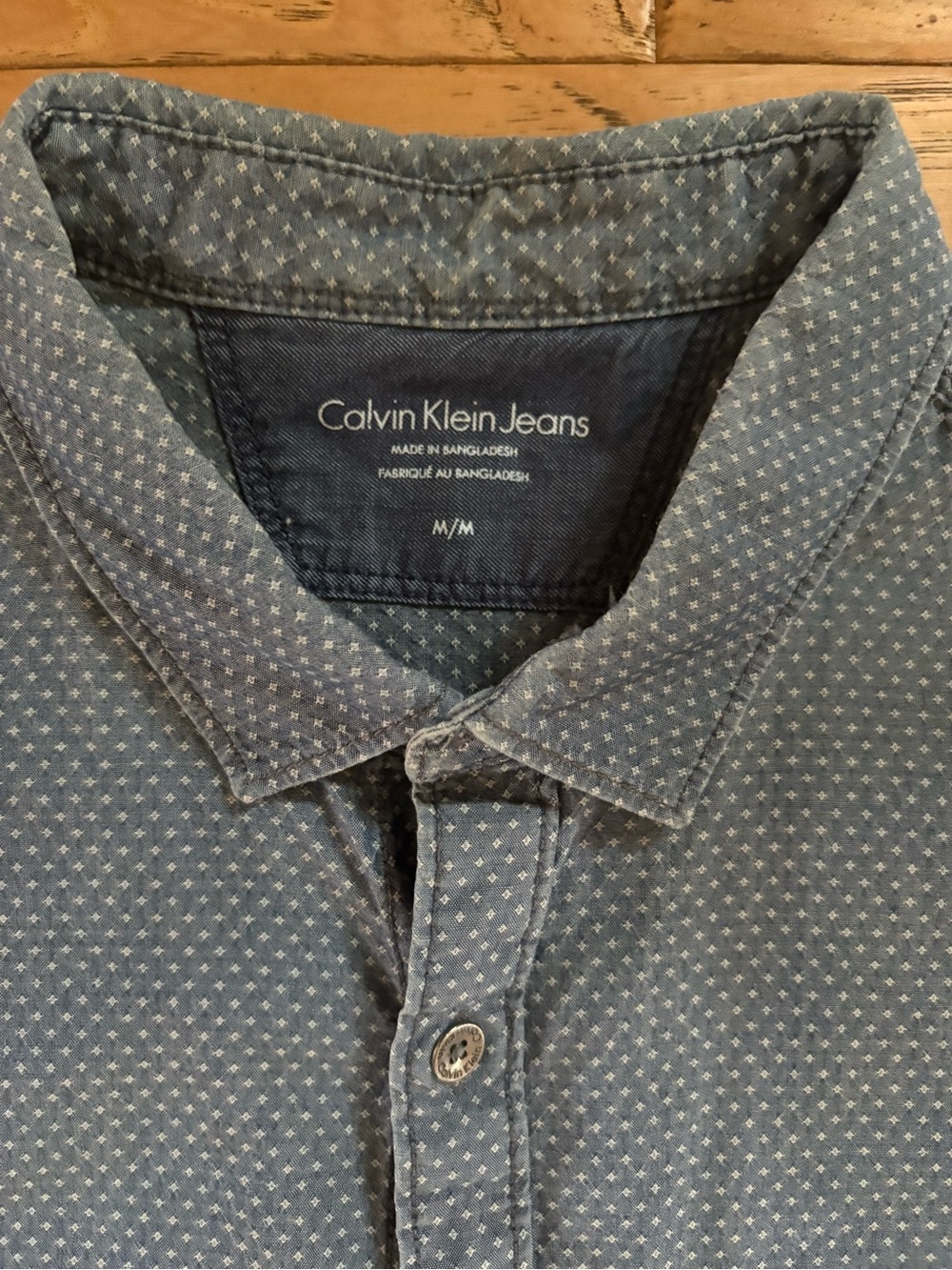 Calvin Klein Button Up Shirt, M.